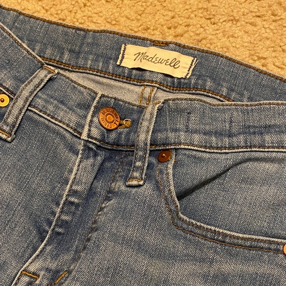 Madewell Light Blue Straight Leg Jeans - Picture 2 of 4